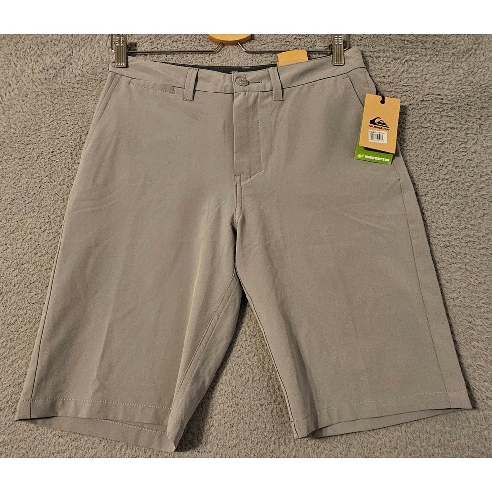 Quiksilver Youth Union Amphibian Shorts Grey Size 28 New with Defects